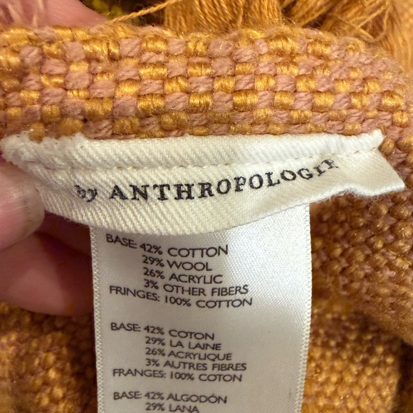 Anthropologie x All Roads Textured Bloomfield Throw Blanket Size 50x60 Inches - Picture 9 of 12